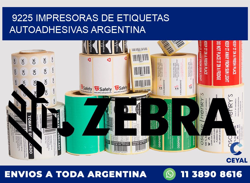 9225 Impresoras de etiquetas autoadhesivas argentina