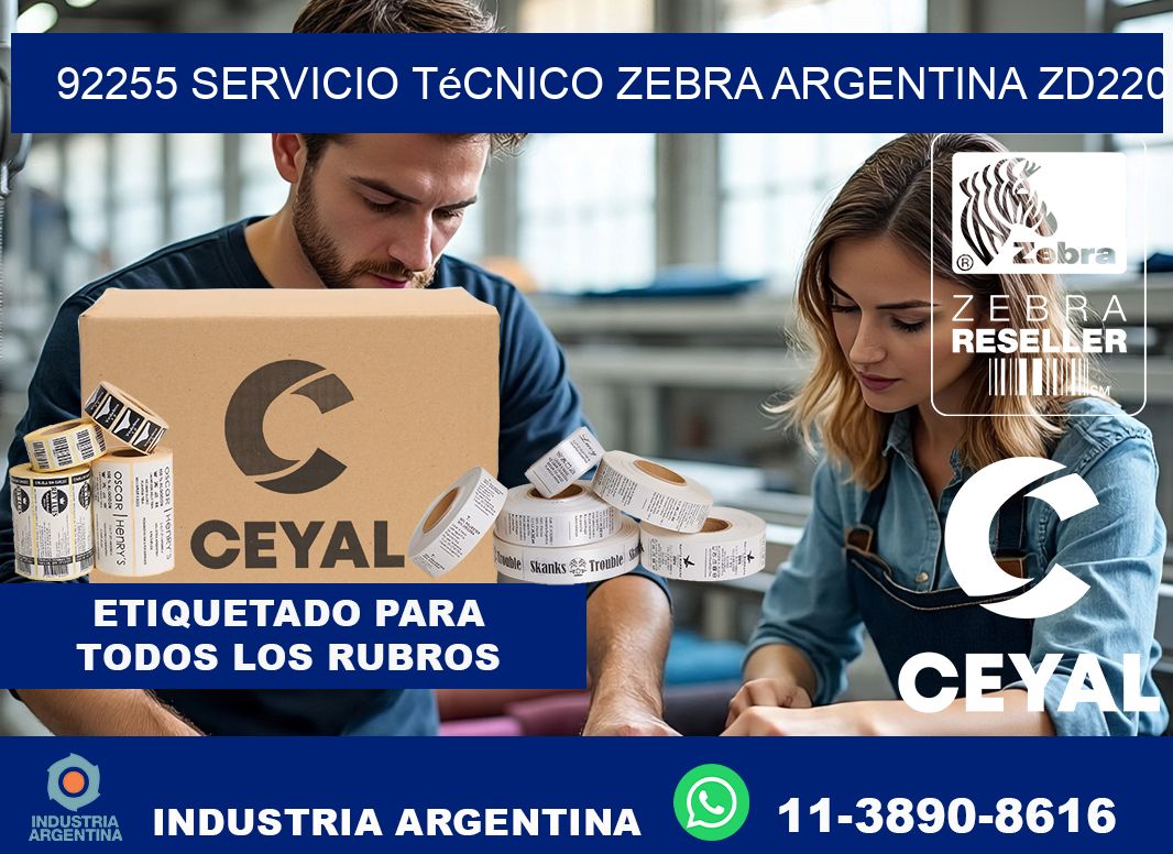 92255 servicio técnico zebra argentina ZD220