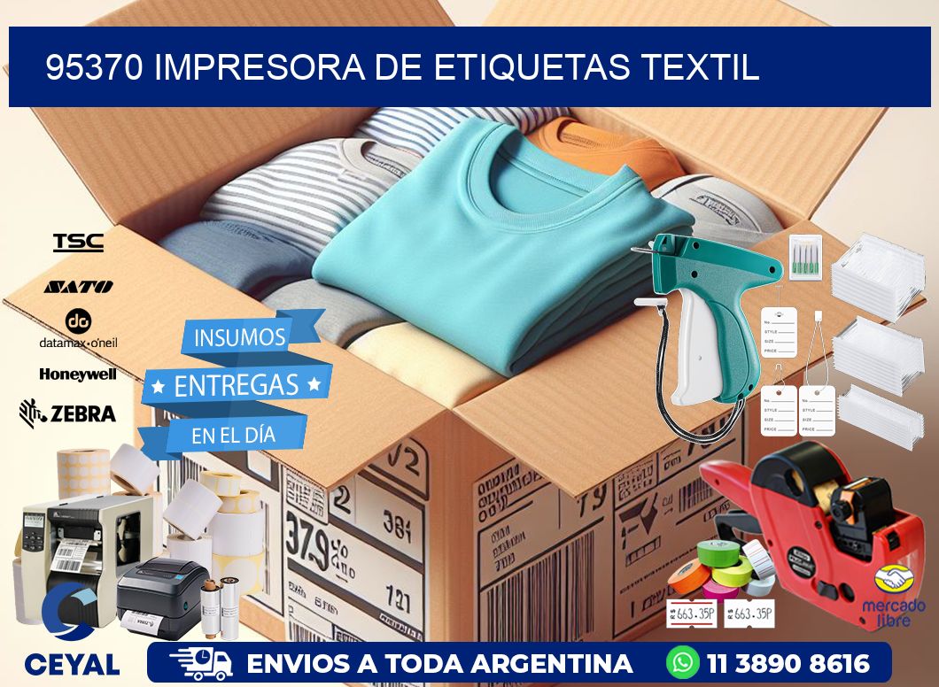 95370 Impresora de etiquetas textil