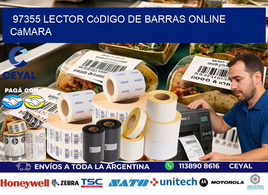 97355 Lector código de barras online cámara
