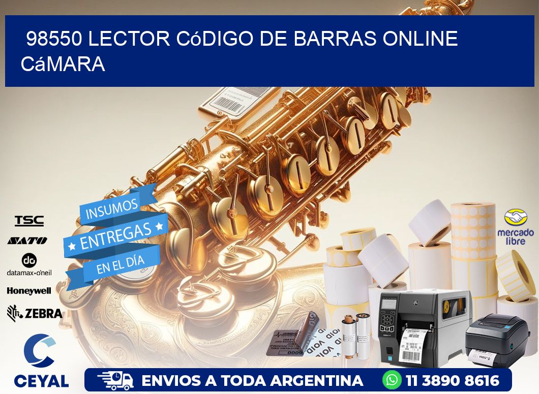 98550 Lector código de barras online cámara