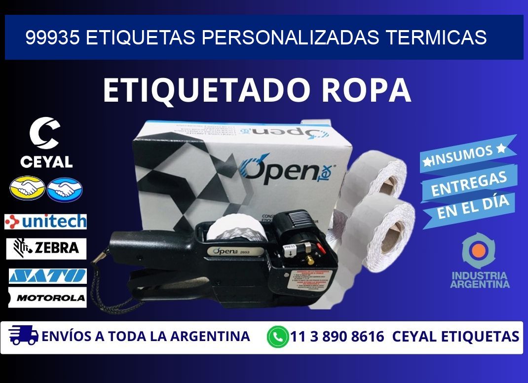 99935 Etiquetas personalizadas termicas