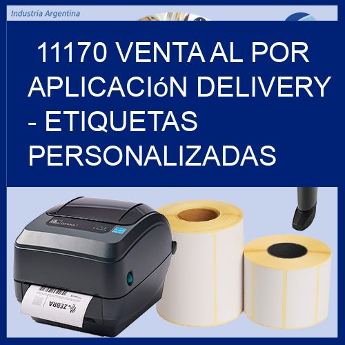 11170 Venta al Por Aplicación delivery - Etiquetas Personalizadas