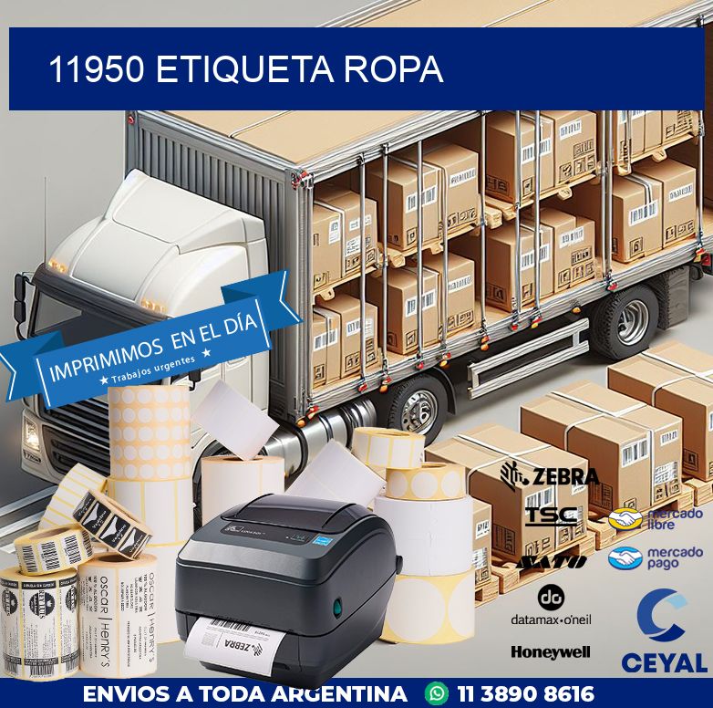 11950 etiqueta ropa