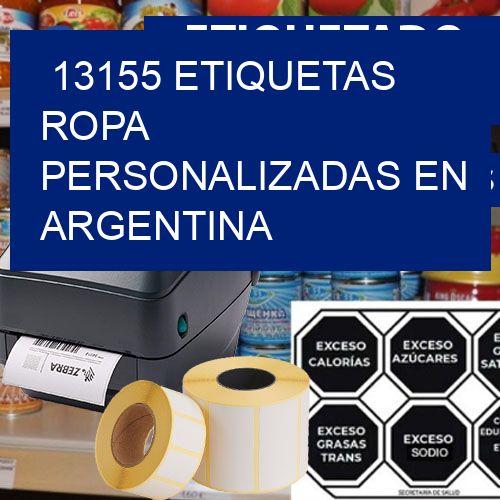 13155 Etiquetas ropa personalizadas en Argentina