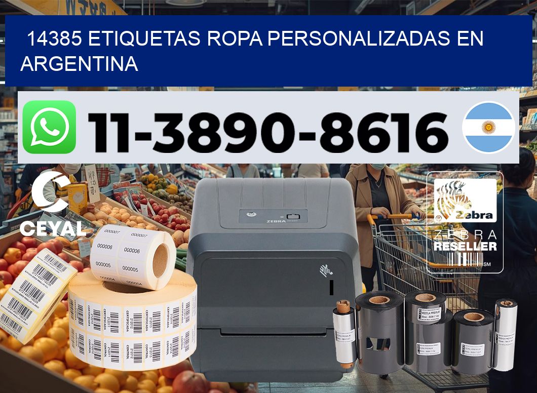 14385 Etiquetas ropa personalizadas en Argentina