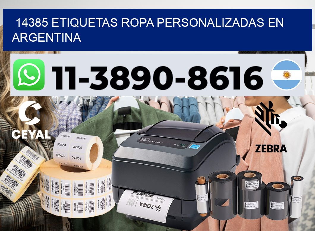 14385 Etiquetas ropa personalizadas en Argentina