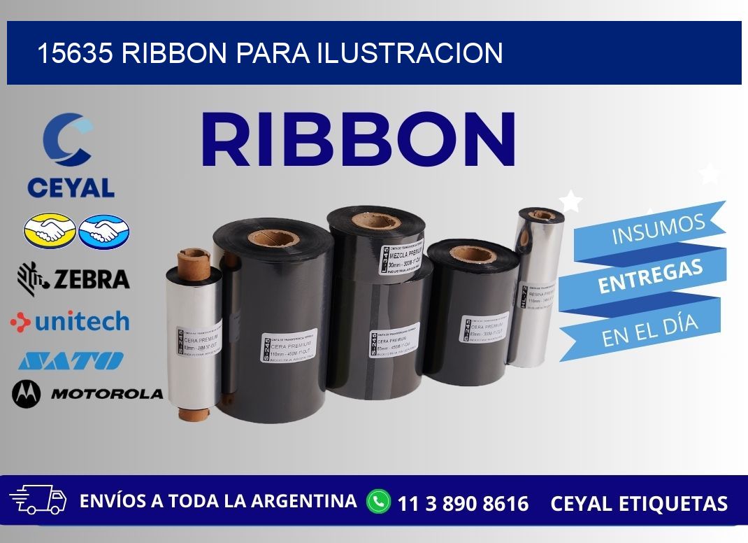 15635 ribbon para ilustracion