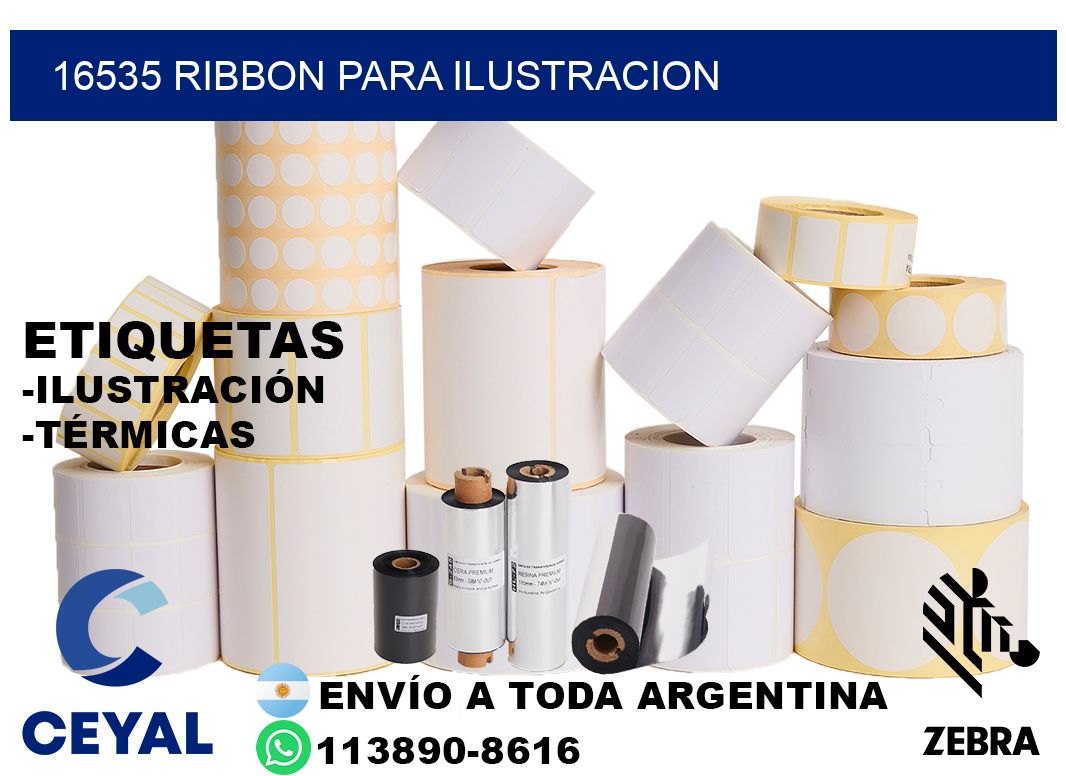 16535 ribbon para ilustracion