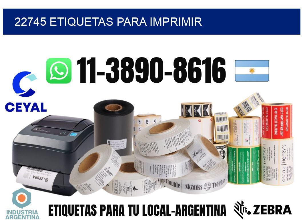 22745 etiquetas para imprimir