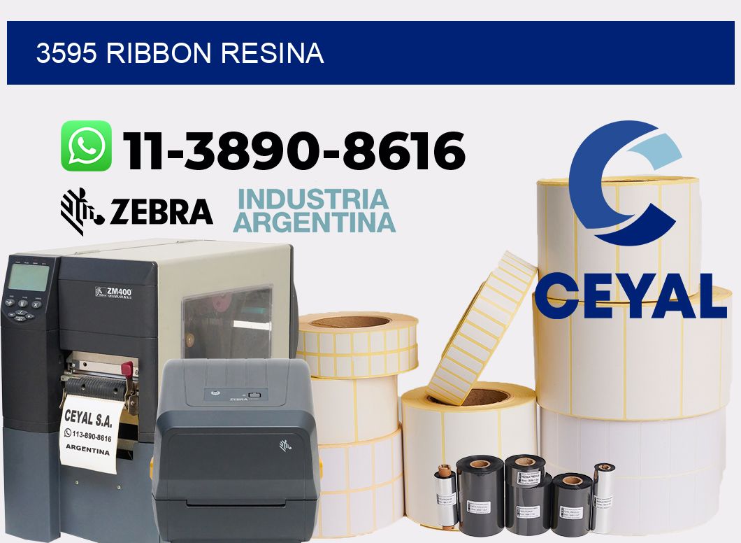 3595 ribbon resina
