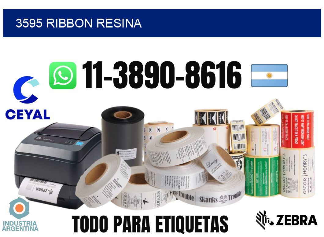 3595 ribbon resina