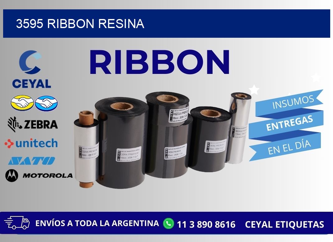 3595 ribbon resina