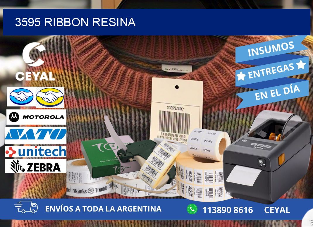 3595 ribbon resina