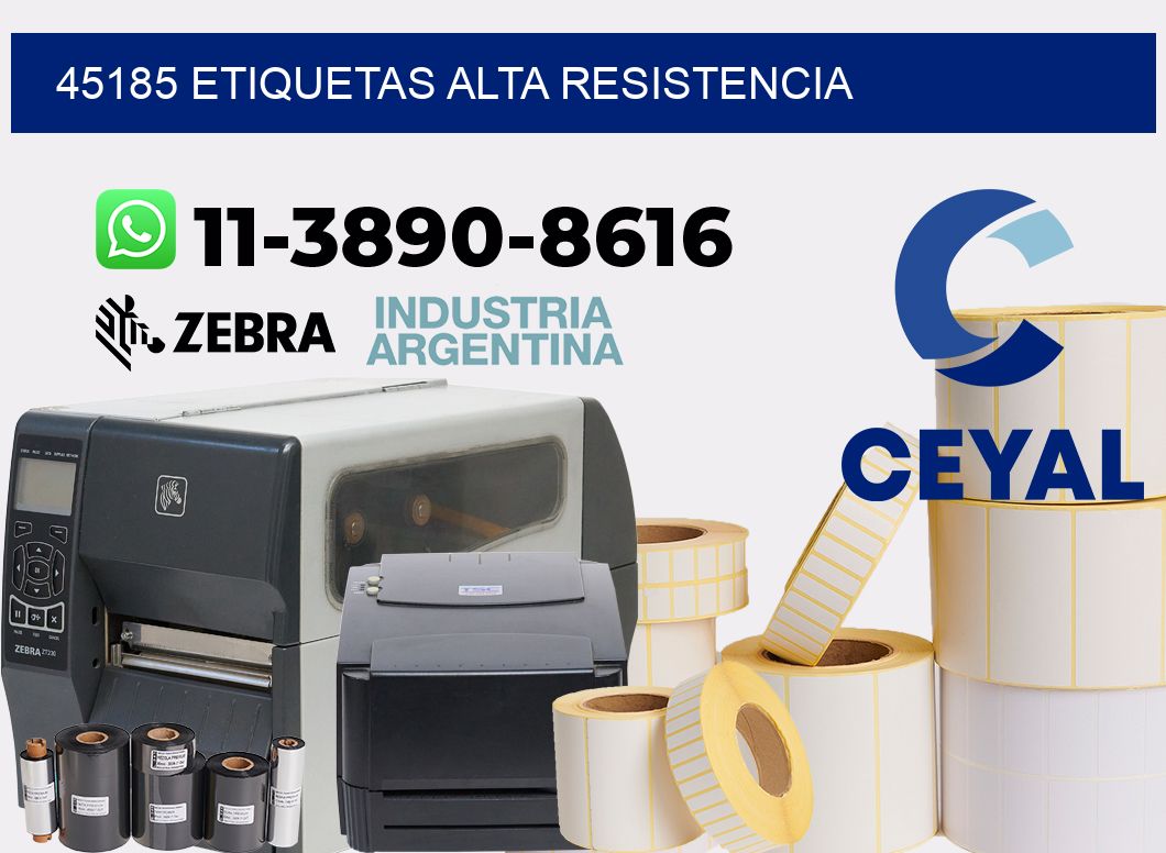 45185 etiquetas alta resistencia