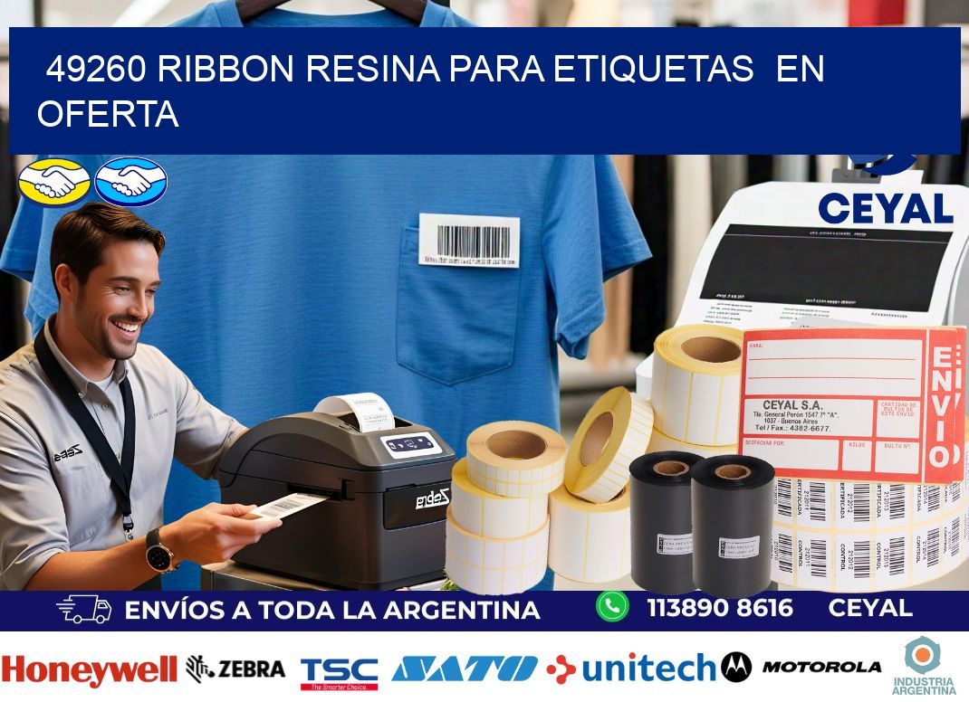 49260 ribbon resina para etiquetas  en oferta