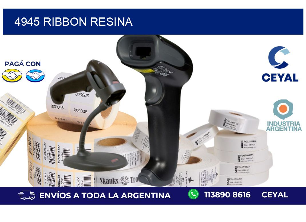 4945 ribbon resina