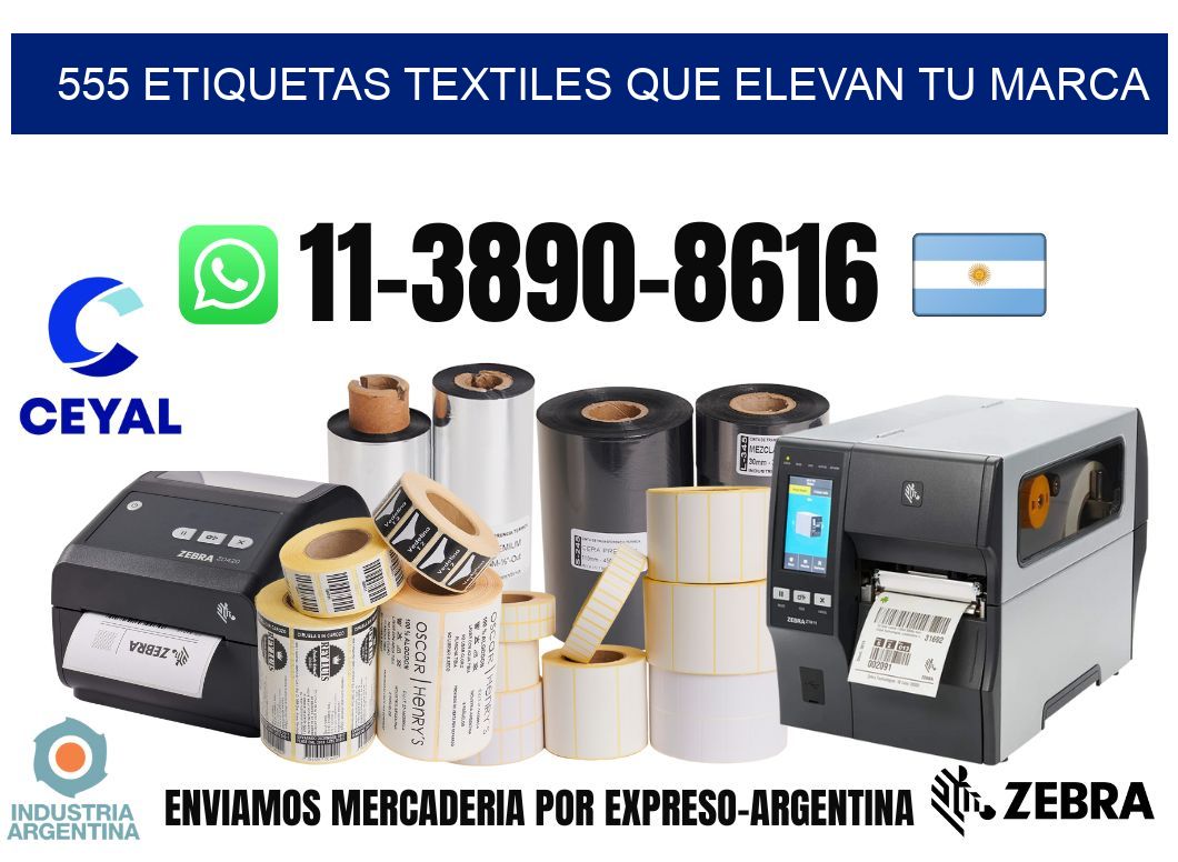 555 Etiquetas textiles que elevan tu marca