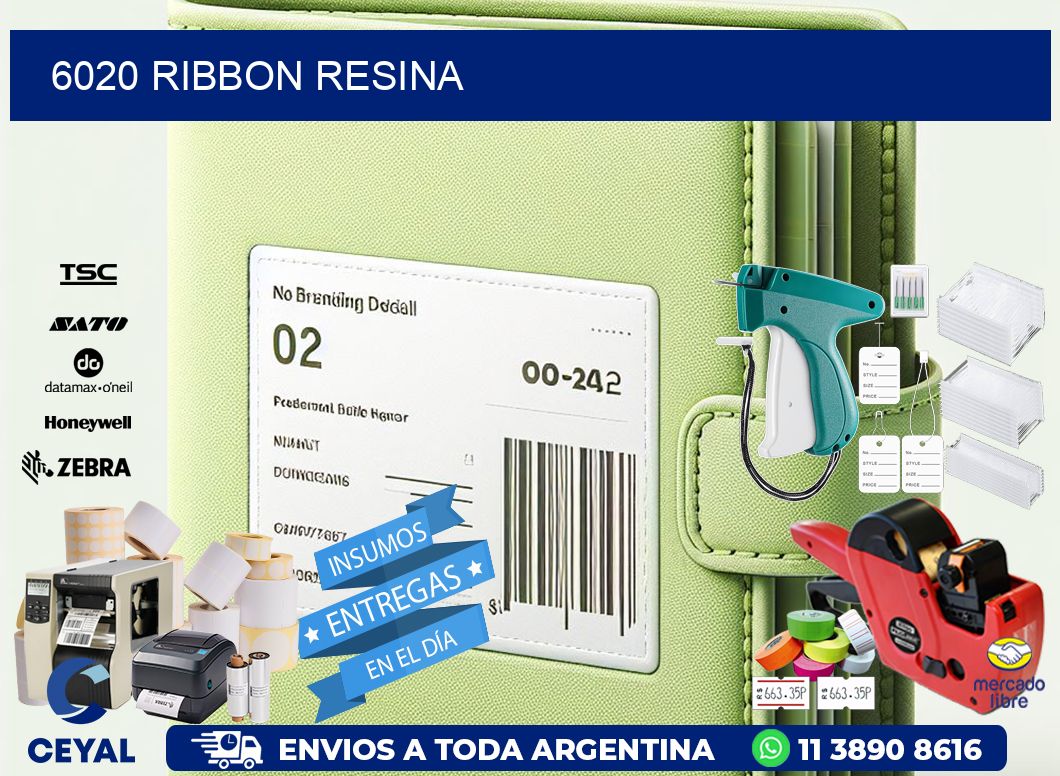 6020 ribbon resina
