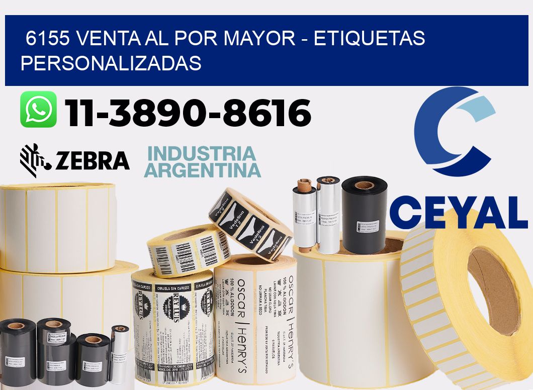 6155 Venta al Por Mayor - Etiquetas Personalizadas
