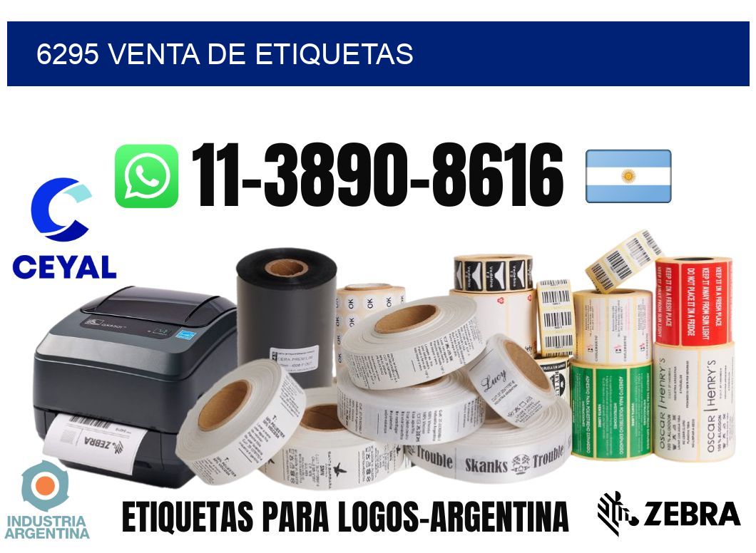 6295 venta de etiquetas