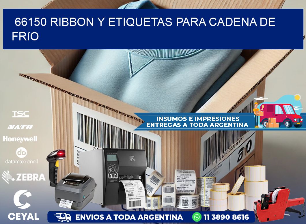 66150 ribbon y etiquetas para cadena de frío