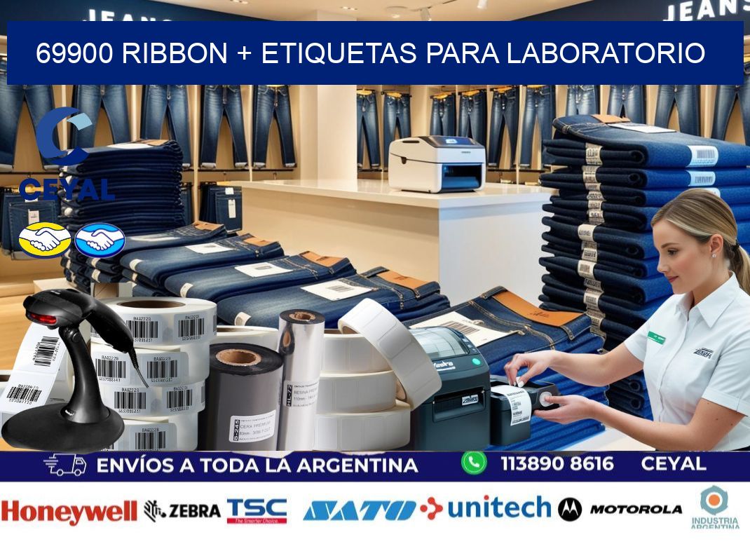 69900 ribbon + etiquetas para laboratorio