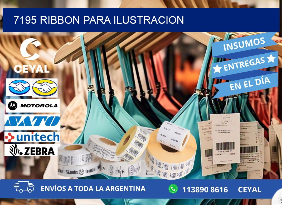 7195 ribbon para ilustracion