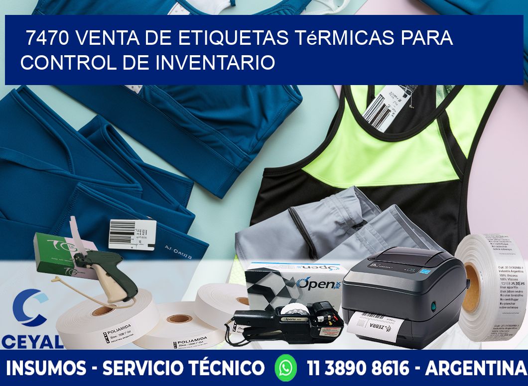 7470 venta de etiquetas térmicas para control de inventario