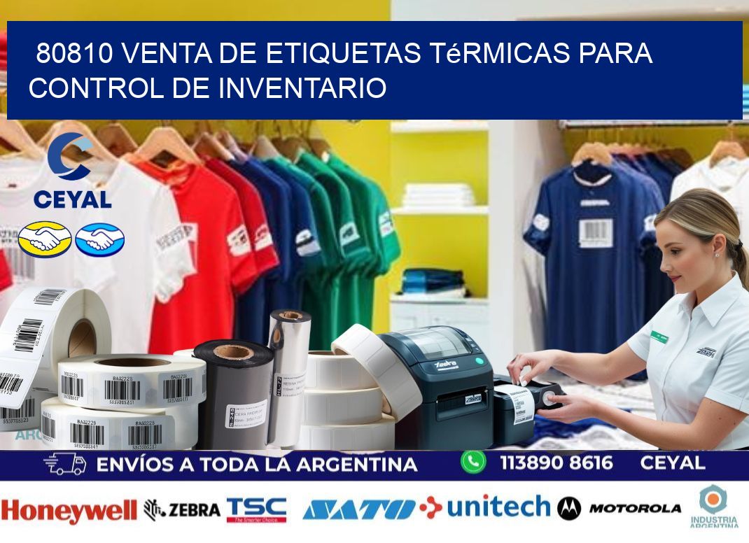 80810 venta de etiquetas térmicas para control de inventario