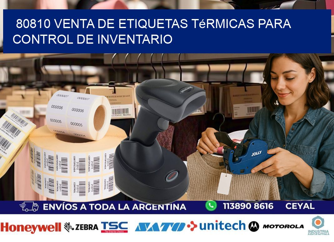 80810 venta de etiquetas térmicas para control de inventario