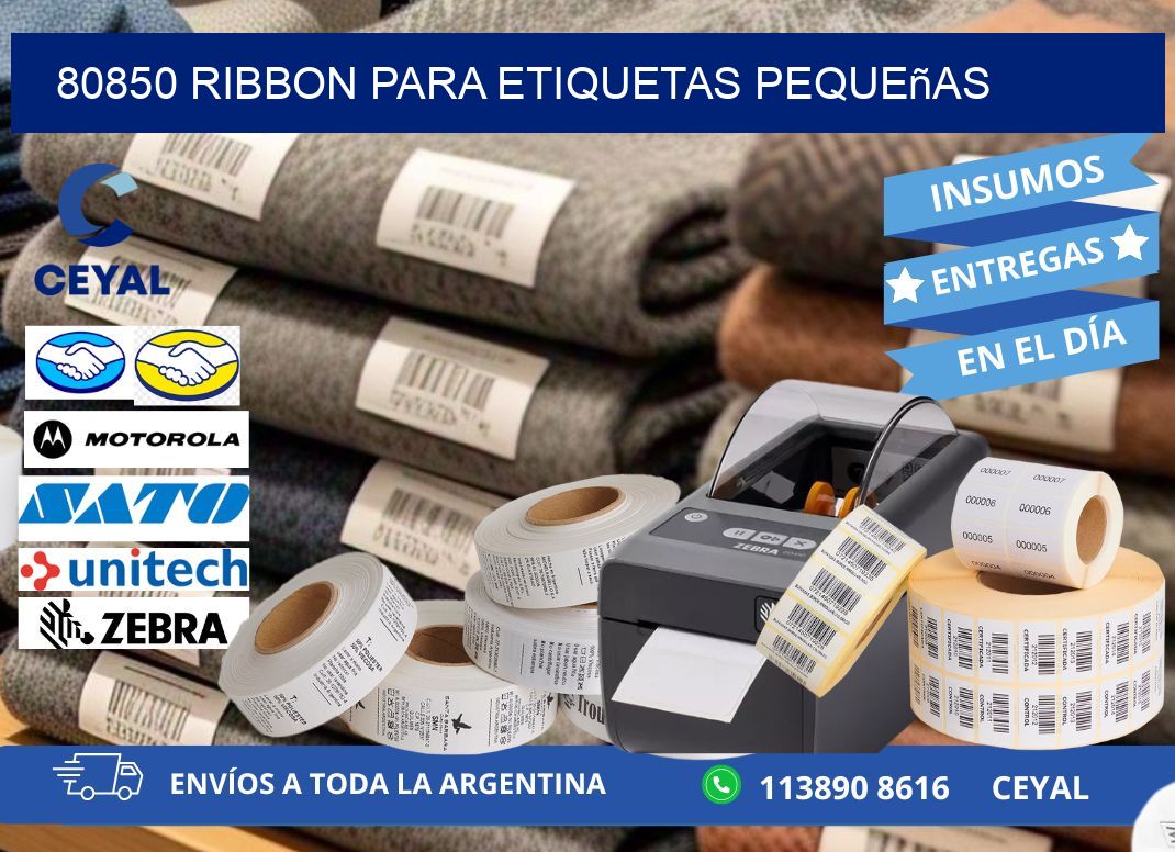80850 ribbon para etiquetas pequeñas