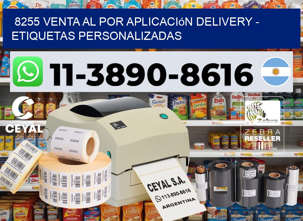 8255 Venta al Por Aplicación delivery – Etiquetas Personalizadas