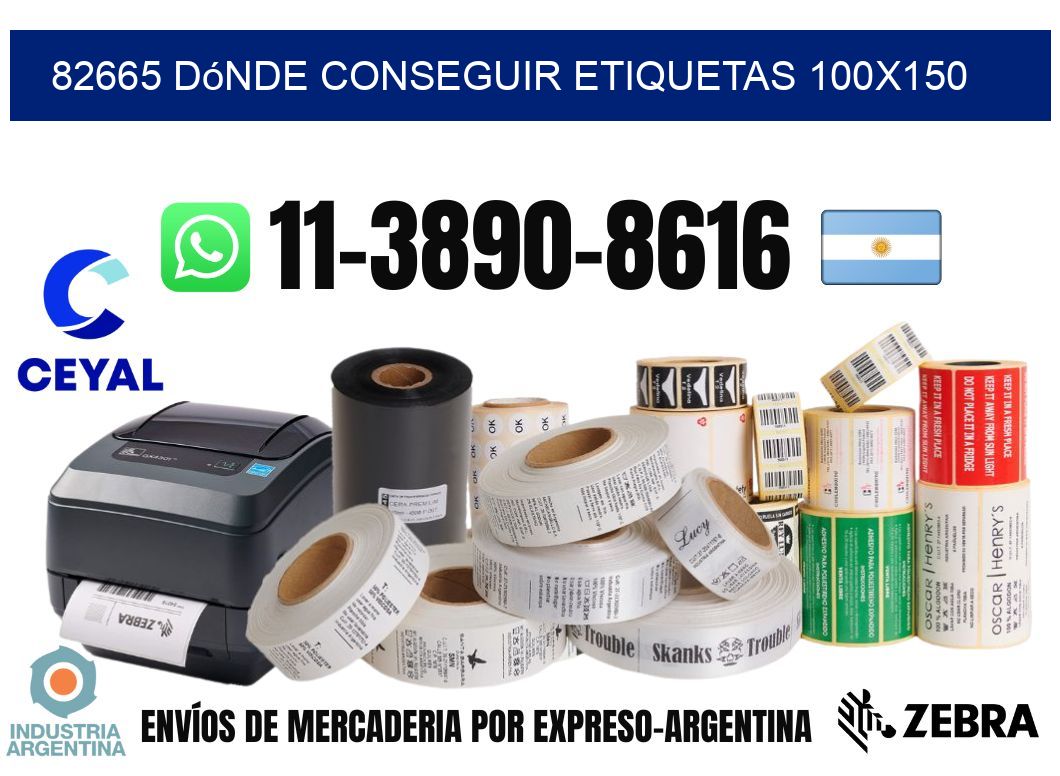 82665 dónde conseguir etiquetas 100×150