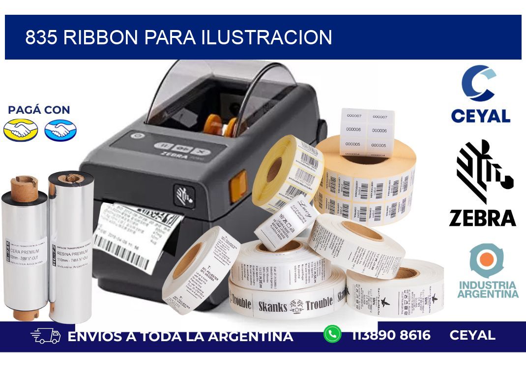 835 ribbon para ilustracion