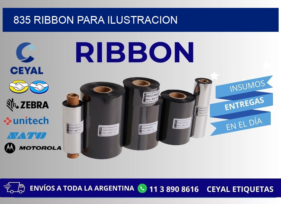 835 ribbon para ilustracion