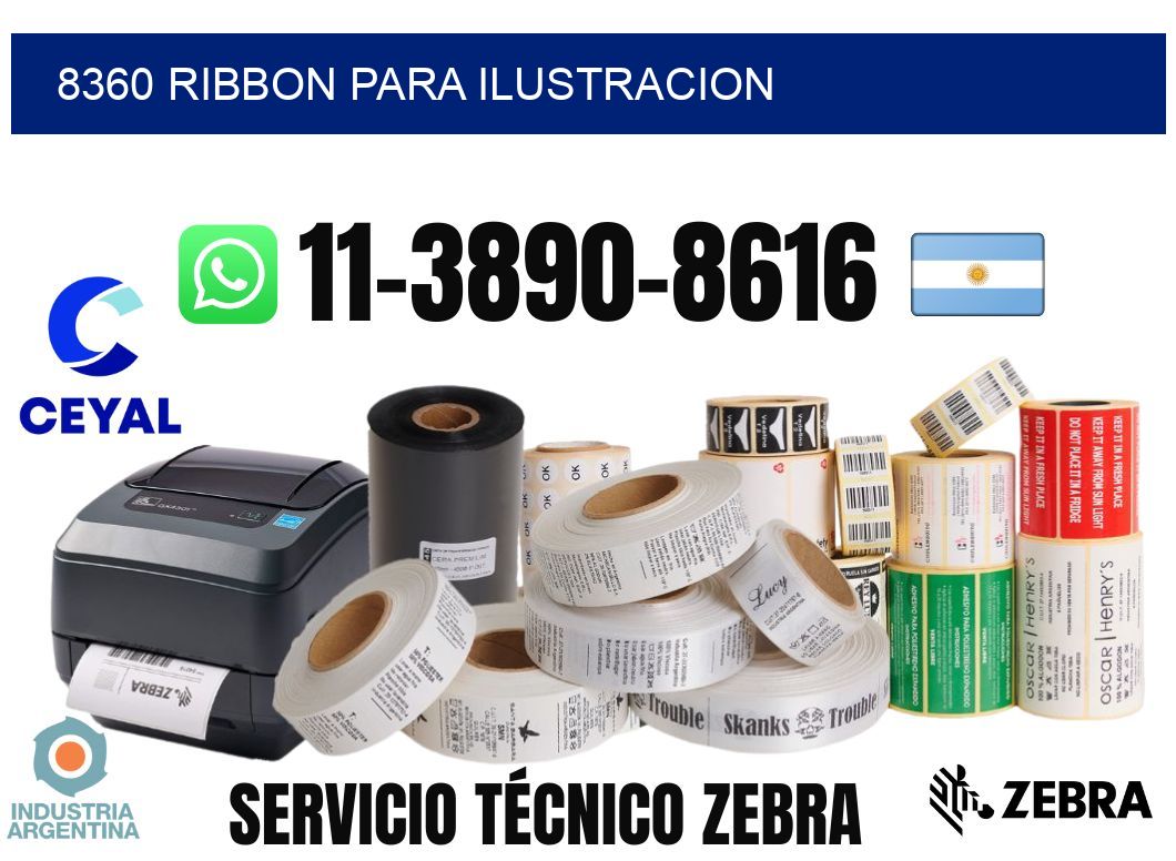 8360 ribbon para ilustracion