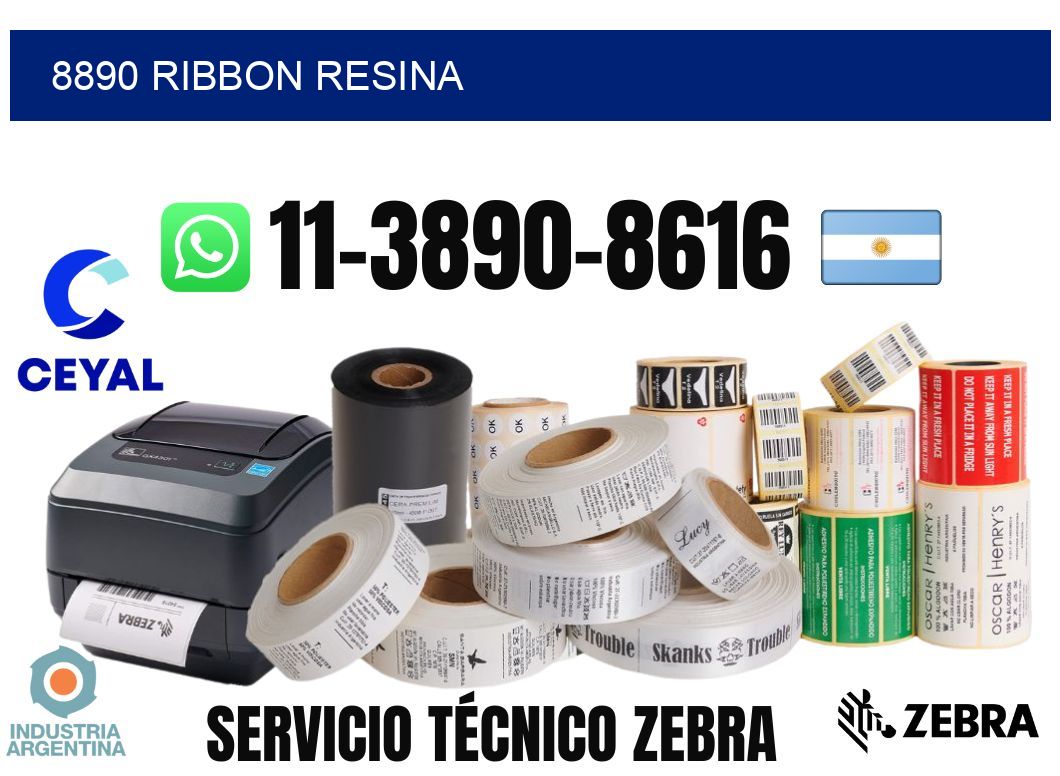 8890 ribbon resina