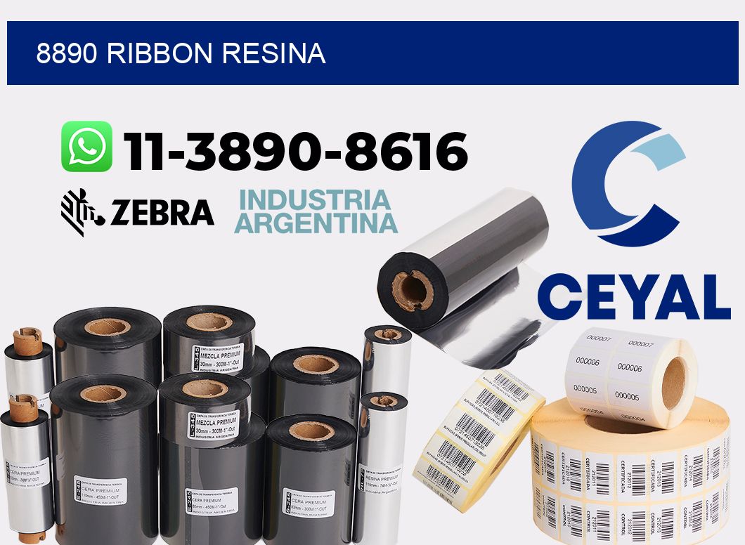 8890 ribbon resina