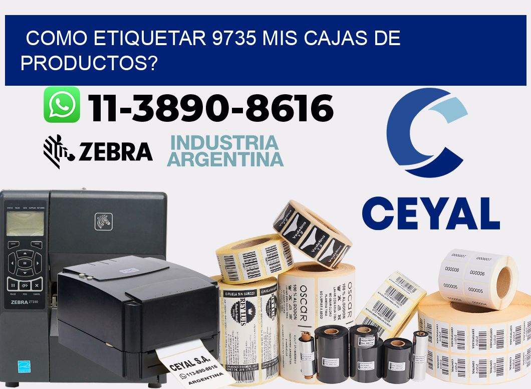 como etiquetar 9735 mis cajas de productos?