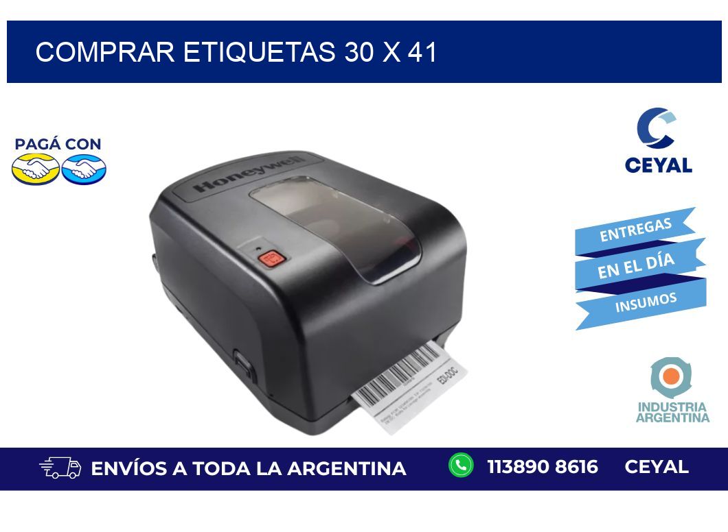 comprar etiquetas 30 x 41