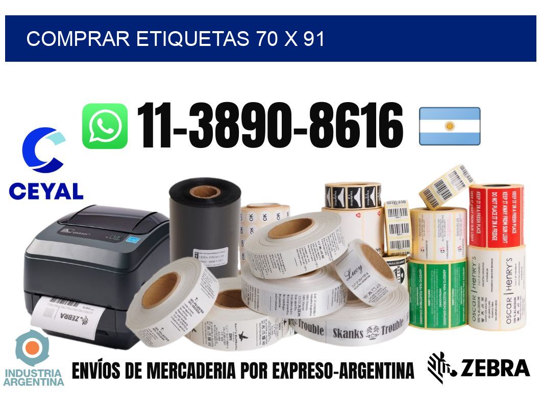 comprar etiquetas 70 x 91