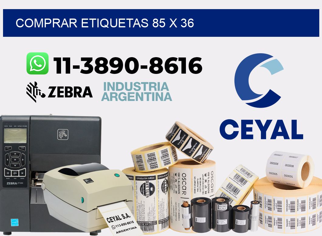 comprar etiquetas 85 x 36