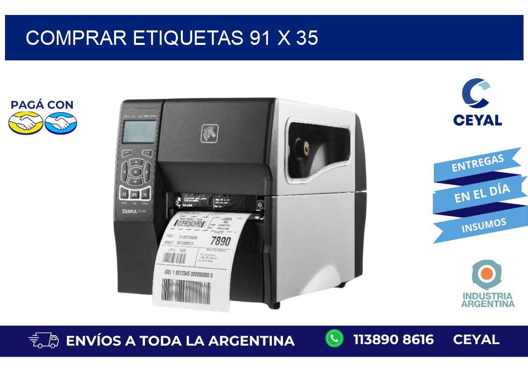 comprar etiquetas 91 x 35