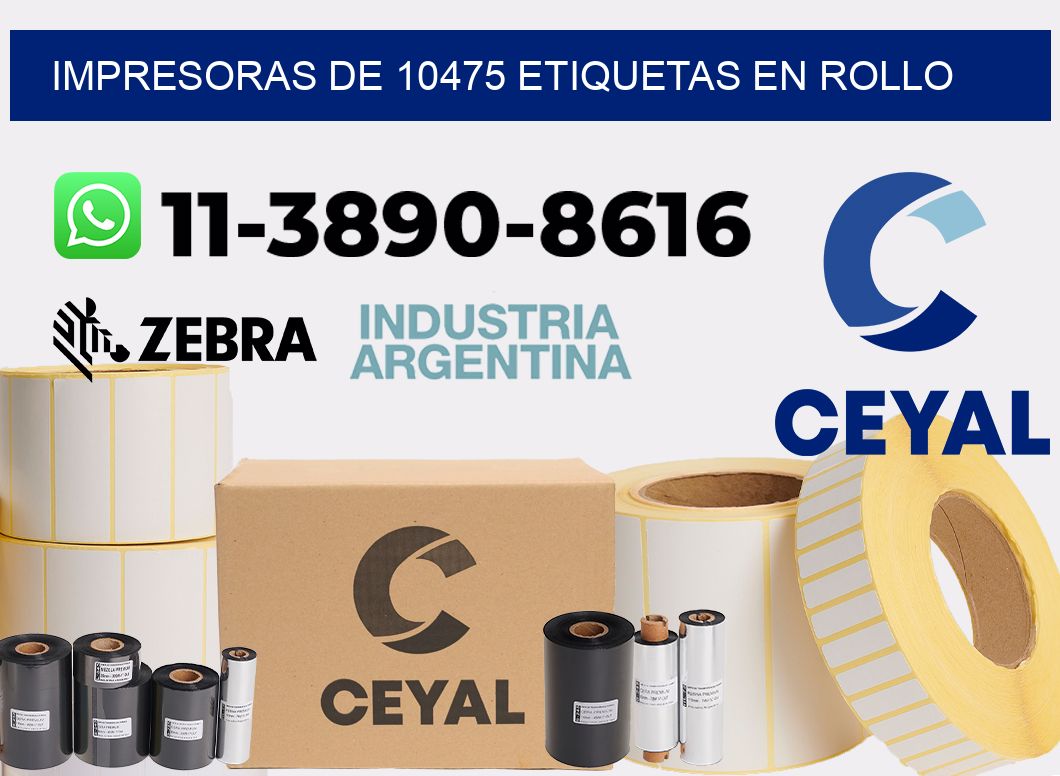 impresoras de 10475 etiquetas en rollo