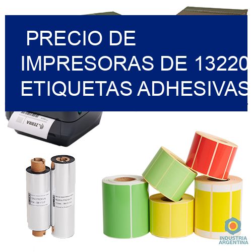 precio de impresoras de 13220 etiquetas adhesivas