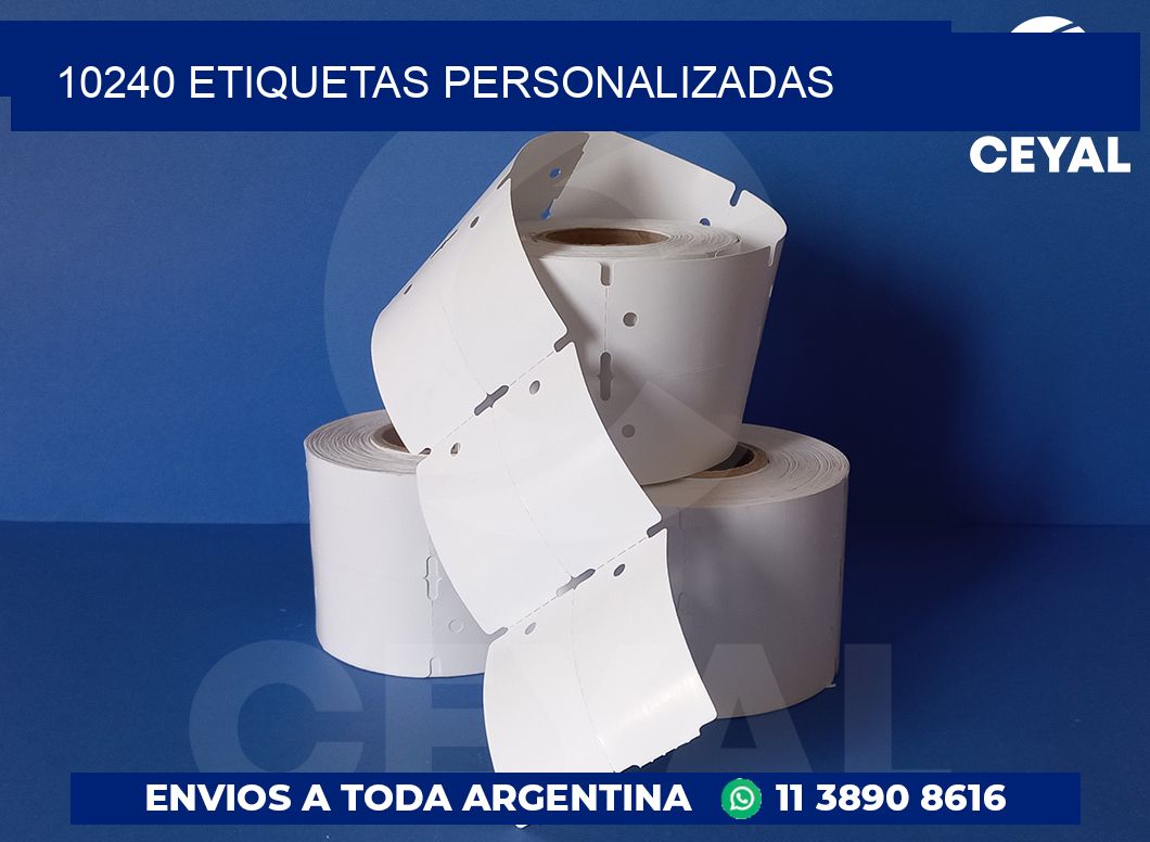 10240 etiquetas personalizadas