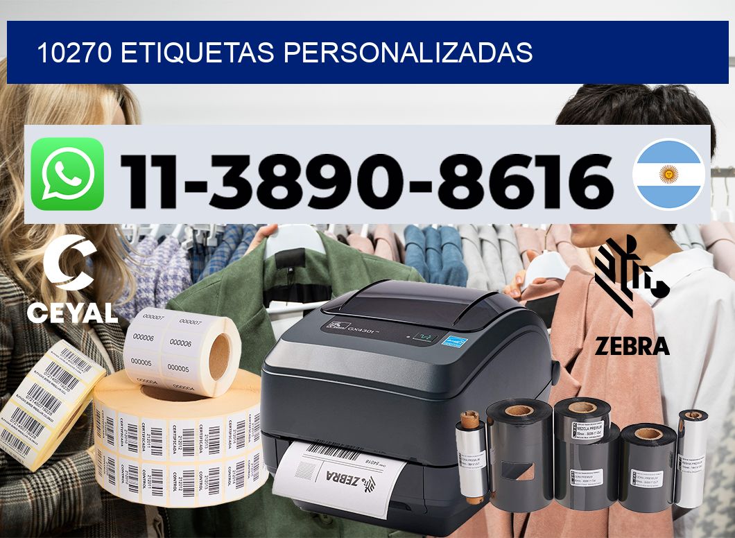 10270 etiquetas personalizadas