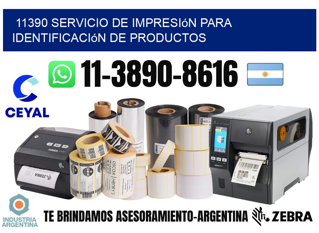 11390 Servicio de impresión para identificación de productos