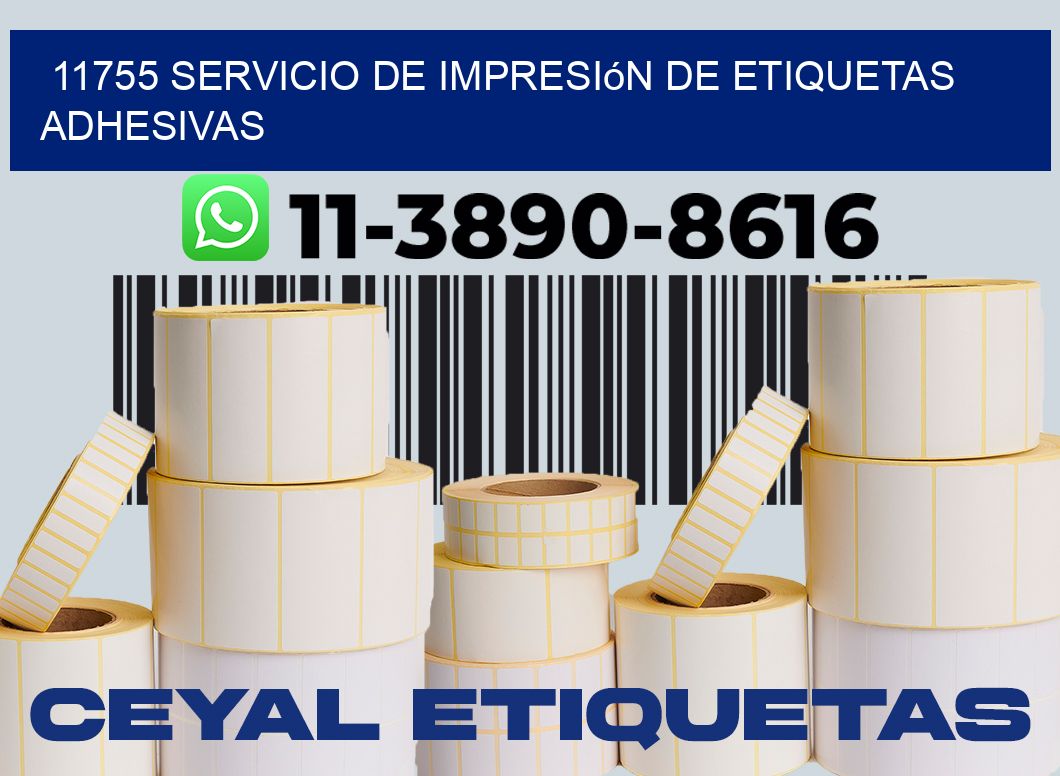 11755 Servicio de impresión de etiquetas adhesivas